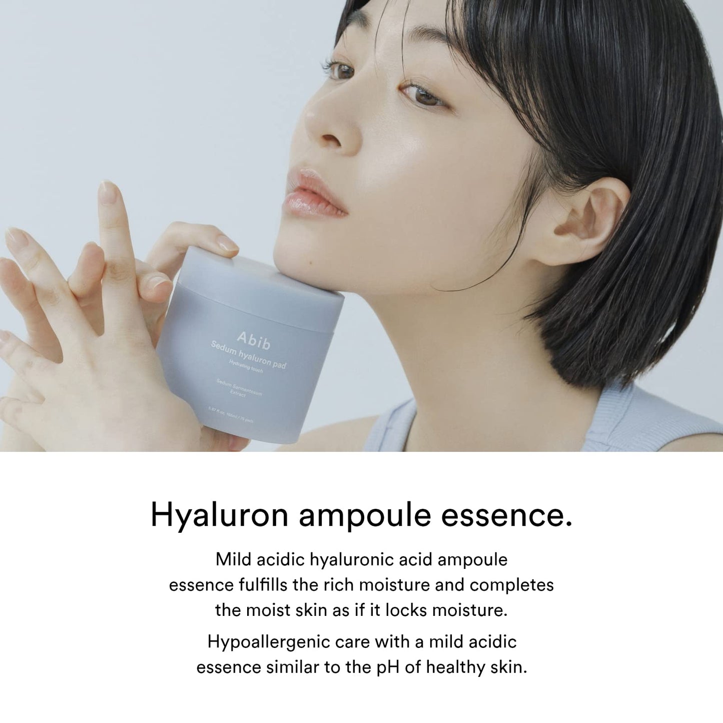 Abib Hyaluronic Acid Cotton Pads 75pcs