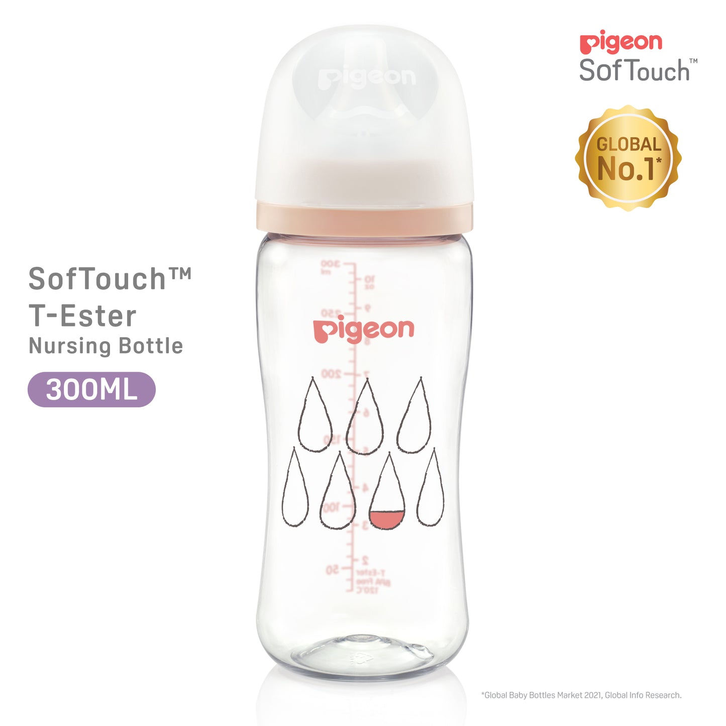 PIGEON Breast Milk Real Bottle T-ESTER 300ML