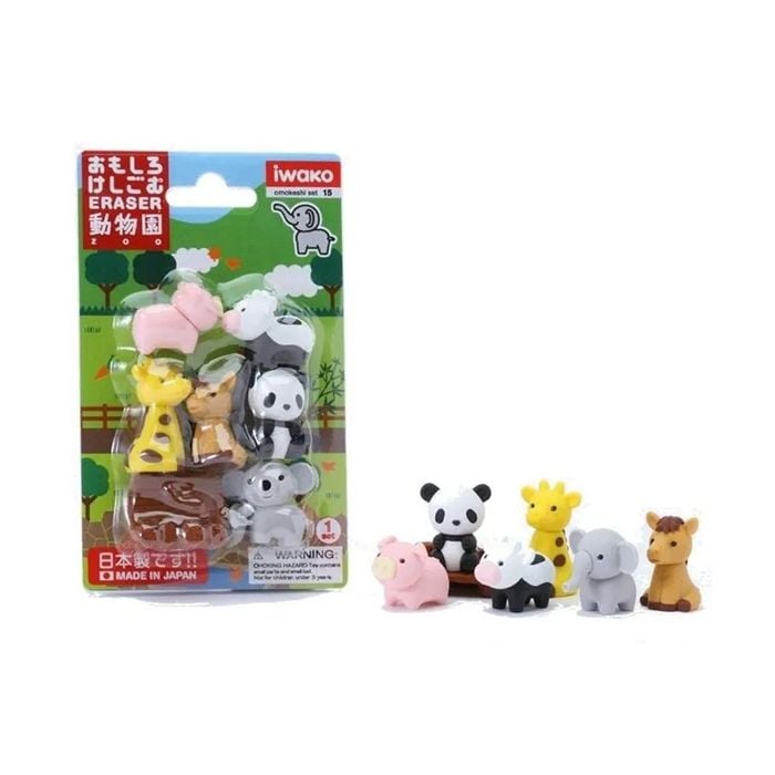 Iwako Zoo Puzzle Eraser-ZOO&Safari