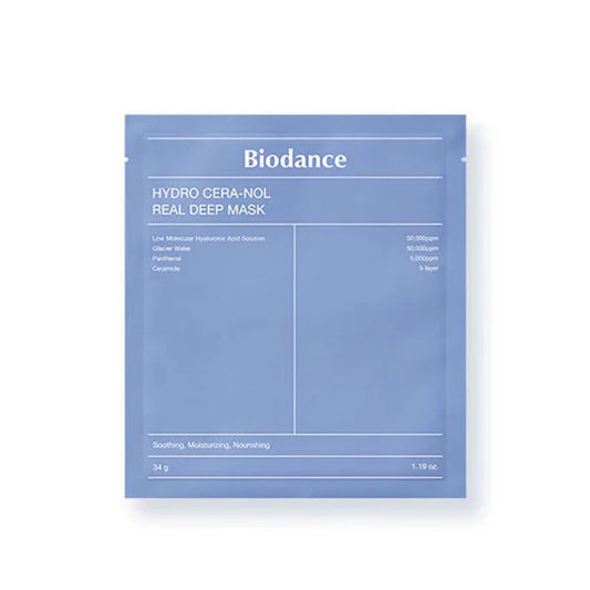 Biodance Hydro Cera‑Nol Real Deep Mask 4‑Sheet (34 g × 4)