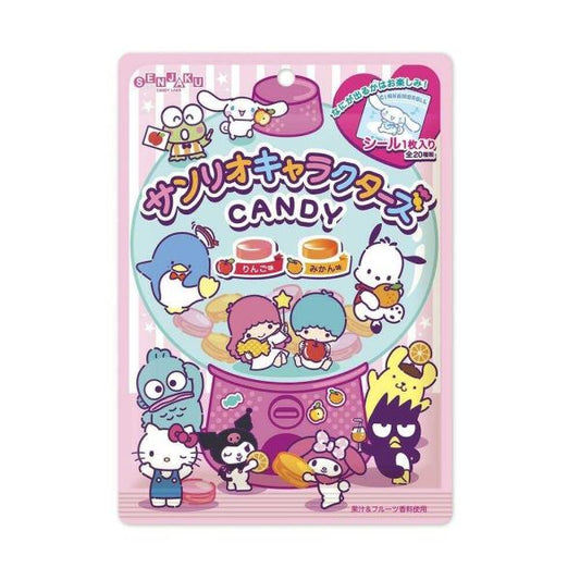 Senjaku Sanrio Characters Fruit Candy – Apple & Mandarin Flavor, 50 g