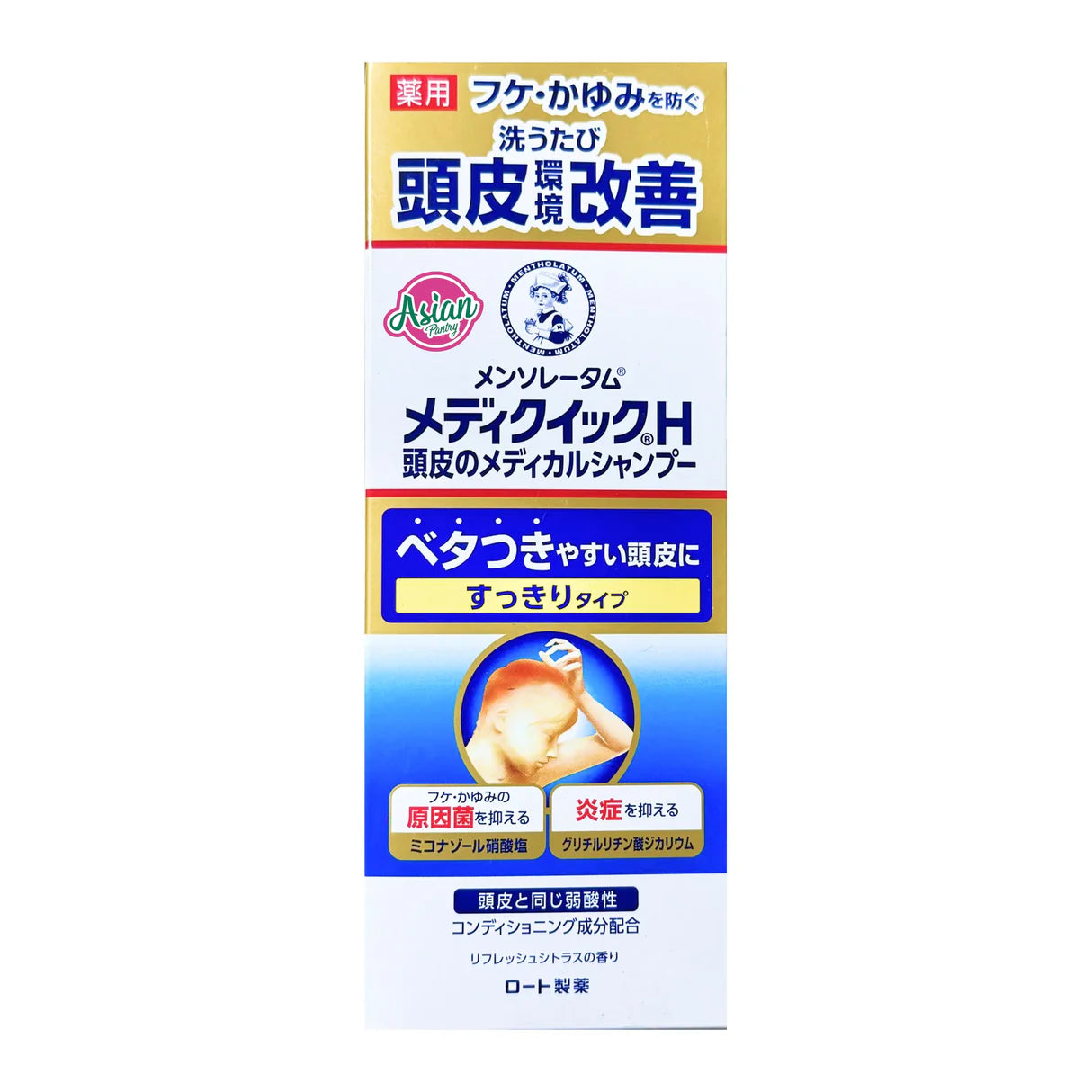 Rhoto Mediquick H Scalp Medical Shampoo Against Itching And Dandruff 200ml