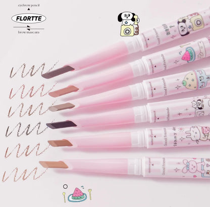 FLORTTE Club Series Dual-Ended Brow Pencil & Tint Mascara