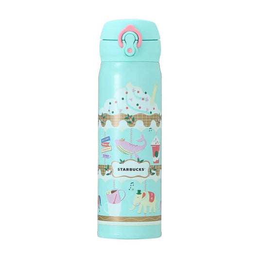 Starbucks 25th Anniversary Stainless Steel Thermal Bottle Blue 500ML