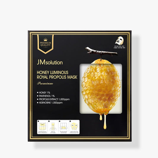 JM Solution Honey Luminous Royal Propolis Mask 5 PCS