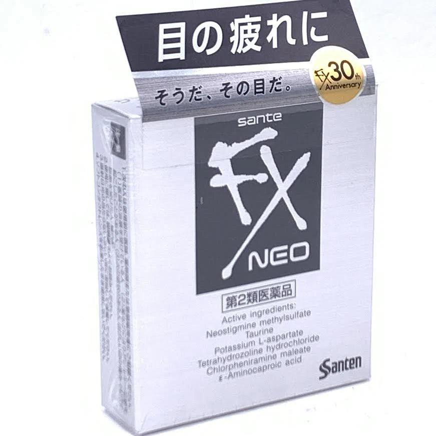 Santen Fx V Plus Cool Eye Drops Silver 12Ml