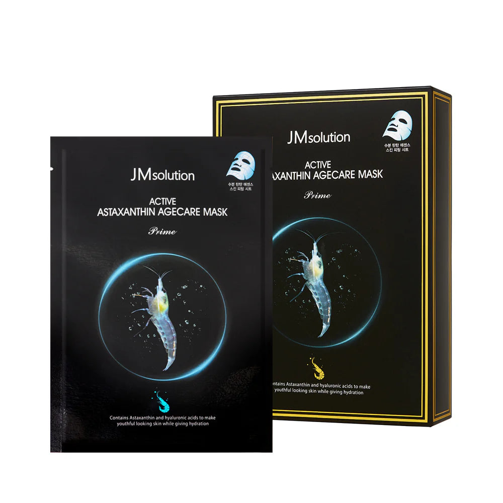 JMsolution Active Astaxanthin Agecare Mask Prime – 30 ml × 10 Sheets