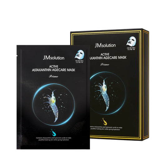 JMsolution Active Astaxanthin Agecare Mask Prime – 30 ml × 10 Sheets