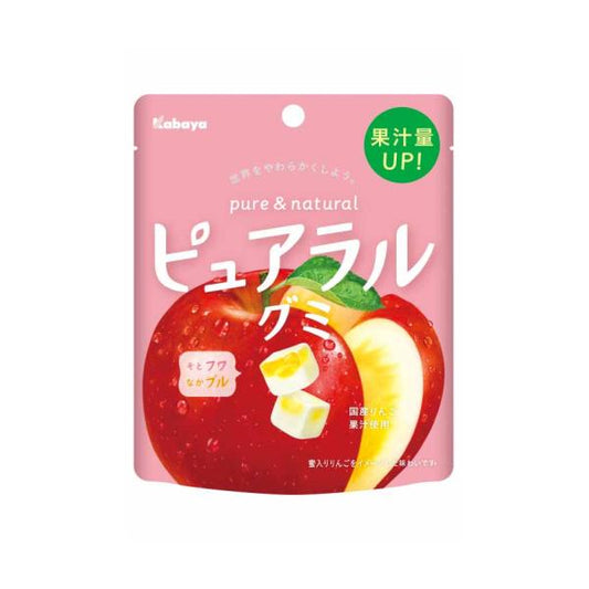 Kabaya Pure-Ral Gummy – Apple Flavor, 58 g