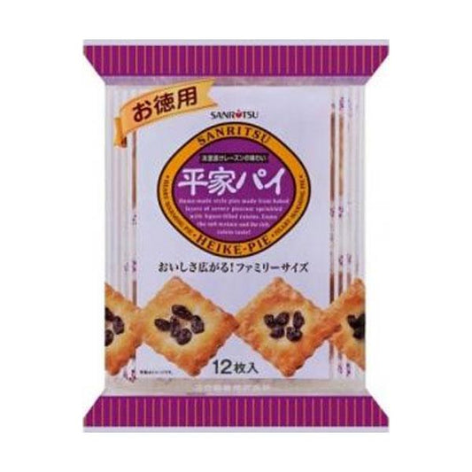 Sanritsu Heike Pie Value Pack – 12 Layered Raisin Pastries