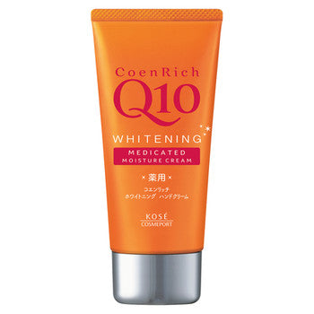 Kose CoenRich Q10 Whitening Medicated Hand Cream – 80 g