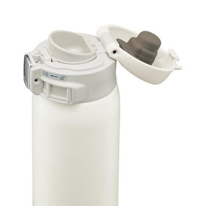 Zojirushi One-Touch Stainless Steel Mug – 600 mL (Pale/Light White)